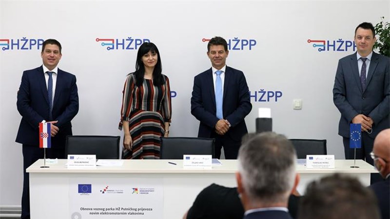 Potpisan ugovor o dodjeli bespovratnih sredstava za nabavu 21 elektromotornog vlaka